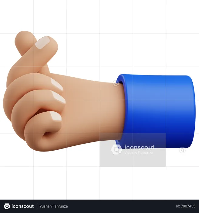 Click hand gesture  3D Icon
