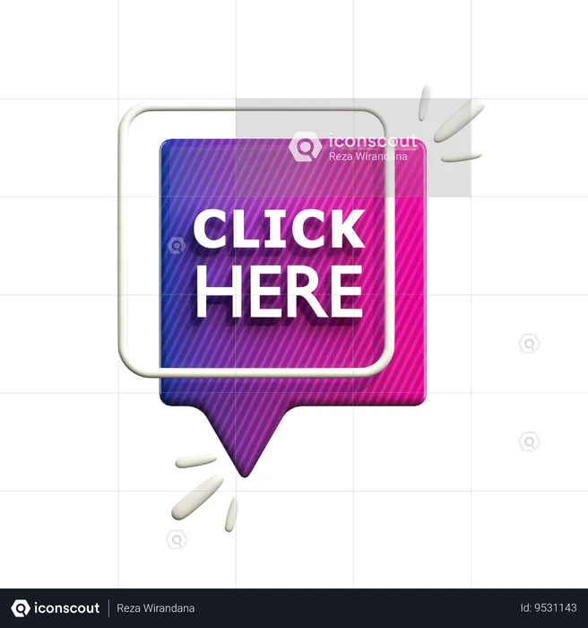 Click Here  3D Icon