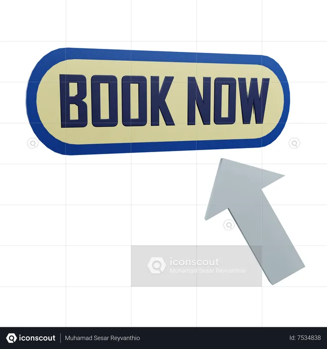 Click On Book Now  3D Icon