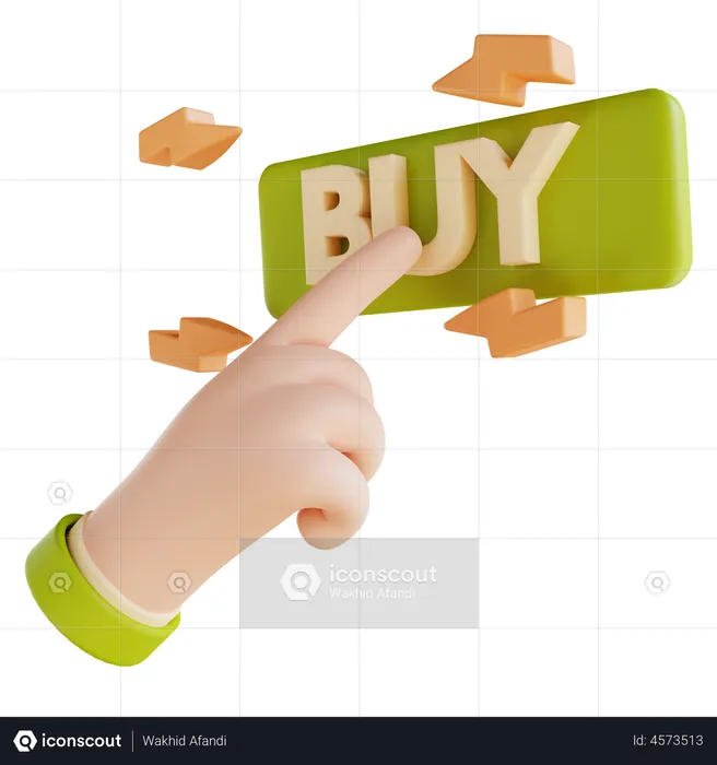 Click On Buy  3D Illustration