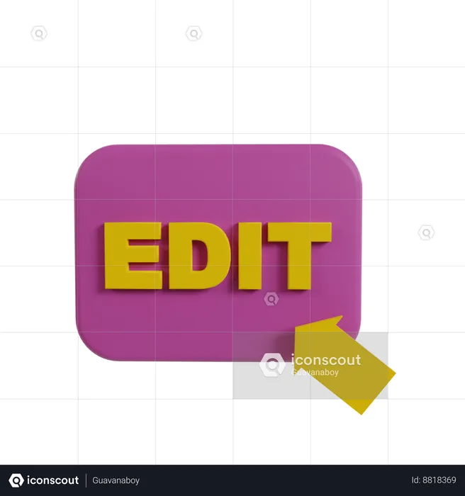 Click On Edit  3D Icon