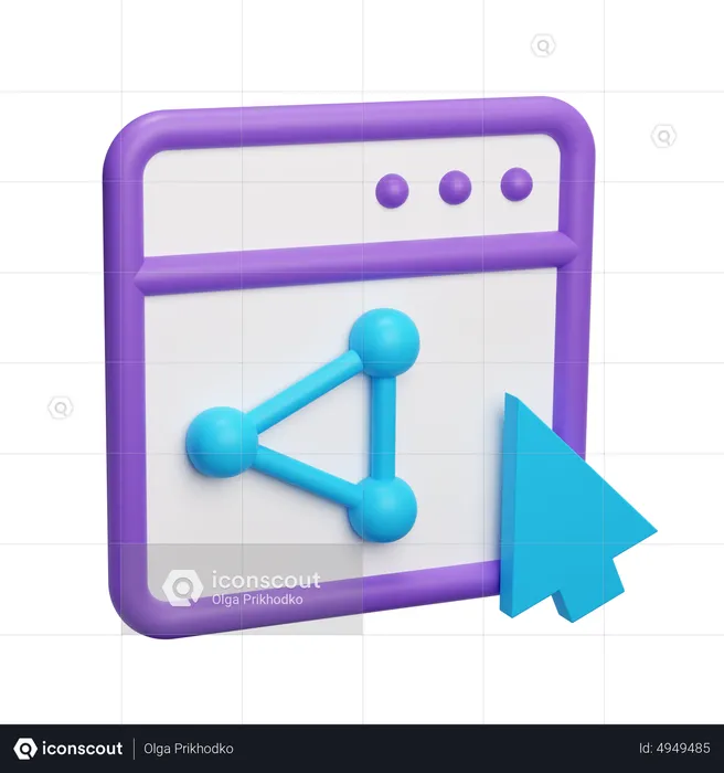Click On Share  3D Icon