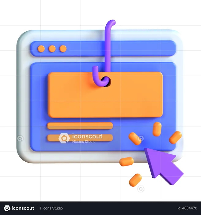 Clickbait  3D Icon