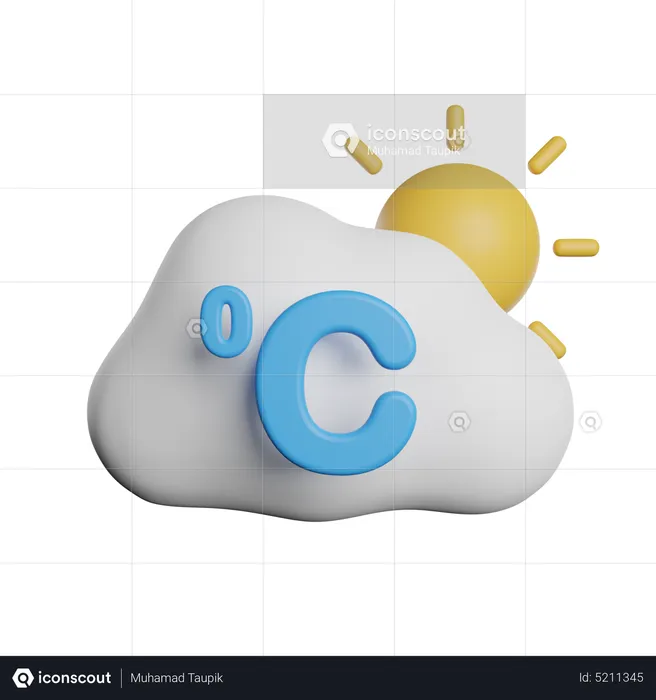 Aplicativo de clima  3D Icon