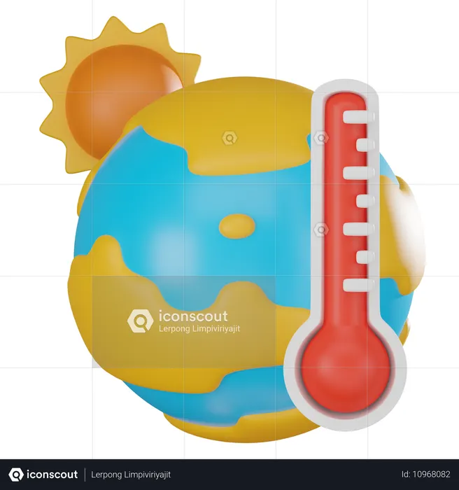 Climate Change  3D Icon