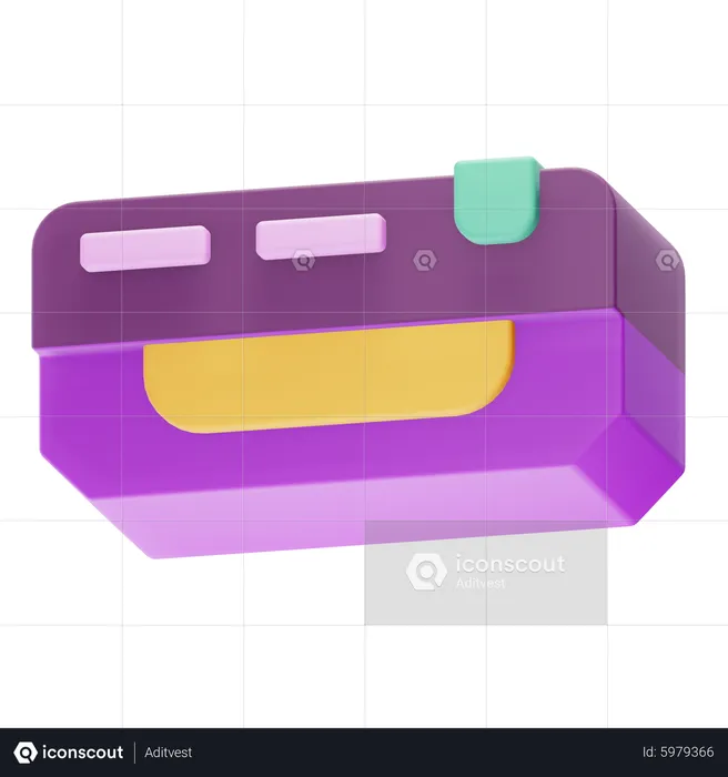 Climatiseur  3D Icon