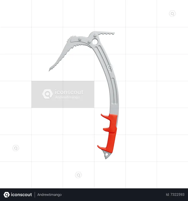 Climbing Axe 3D Icon download in PNG, OBJ or Blend format