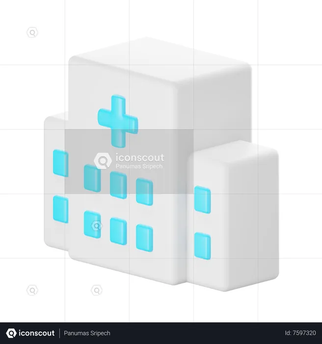Clinic  3D Icon