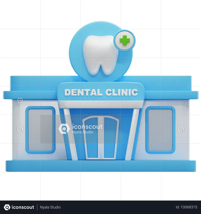 Clínica dentista  3D Icon