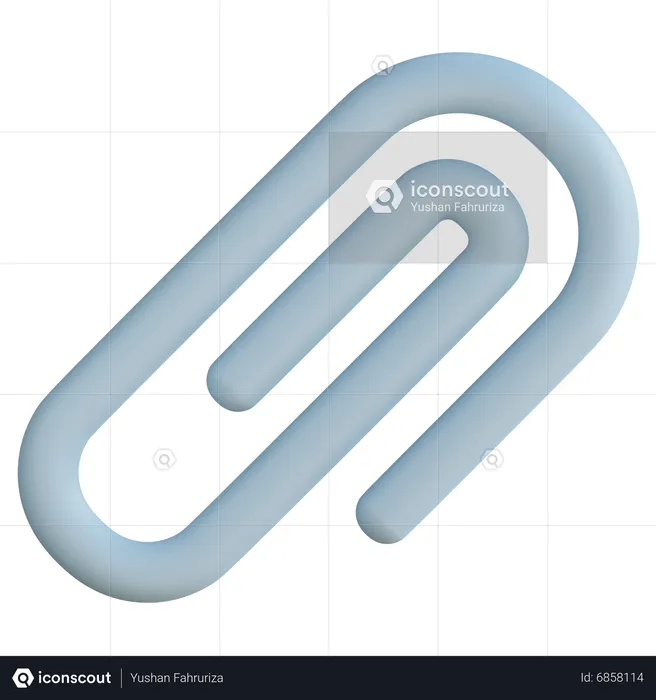 Clip de papel  3D Icon
