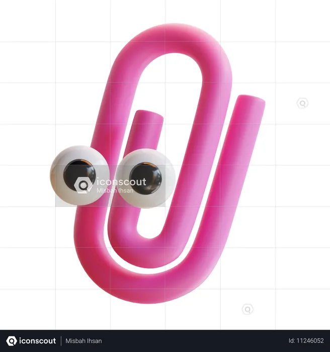 Clip de fijación  3D Icon