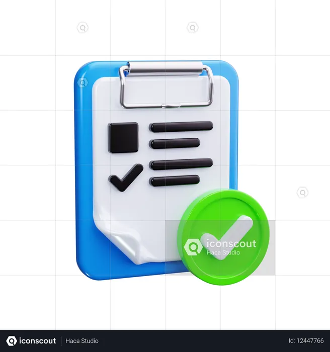 クリップボード  3D Icon