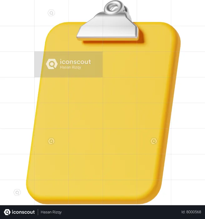 Clipboard  3D Icon