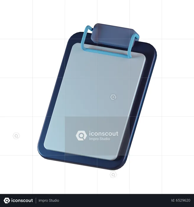 Clipboard  3D Icon