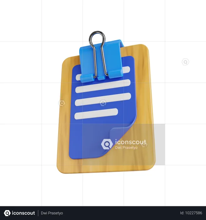 Clipboard  3D Icon