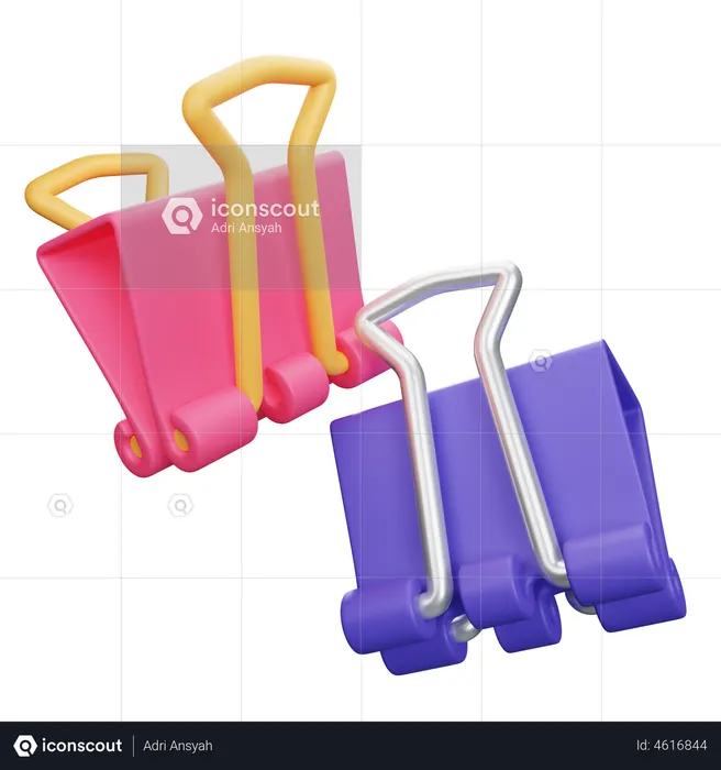 Clipe de papel  3D Icon