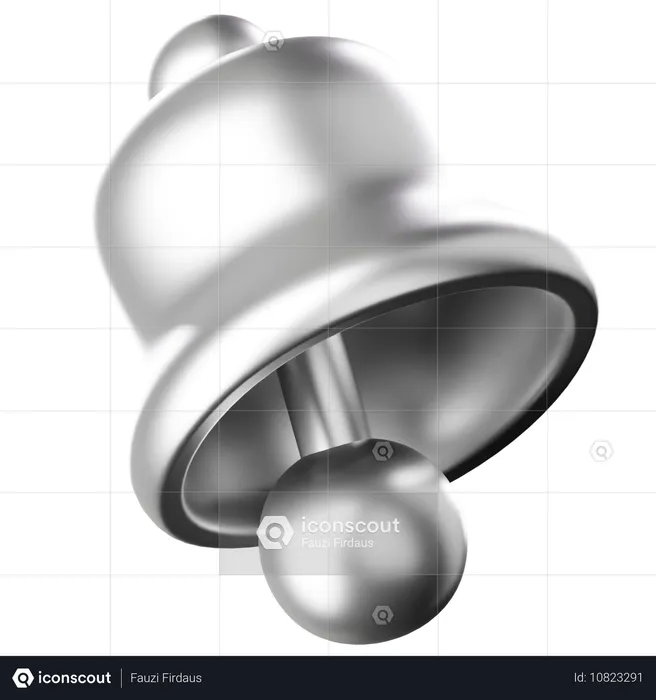 Cloche d'argent  3D Icon