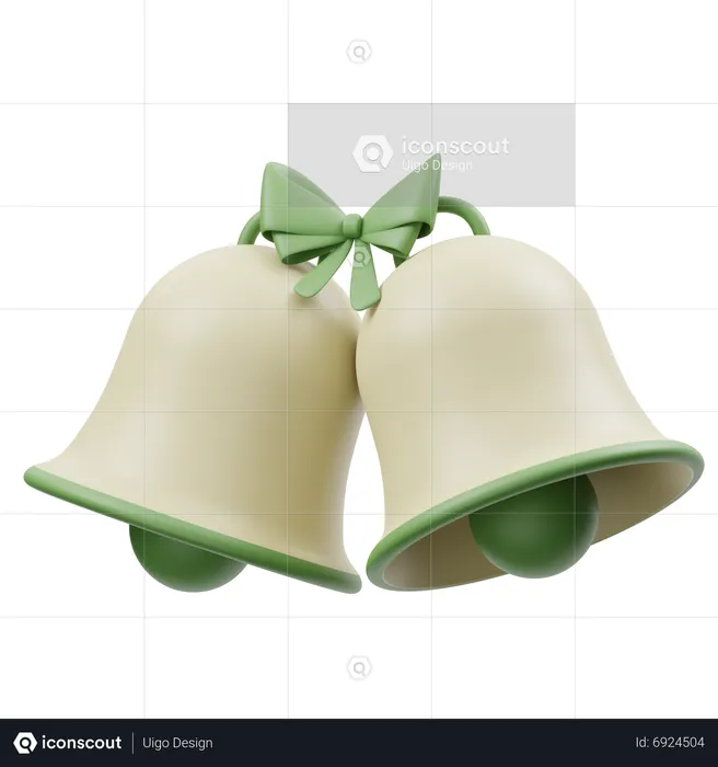 Cloche de mariage  3D Icon