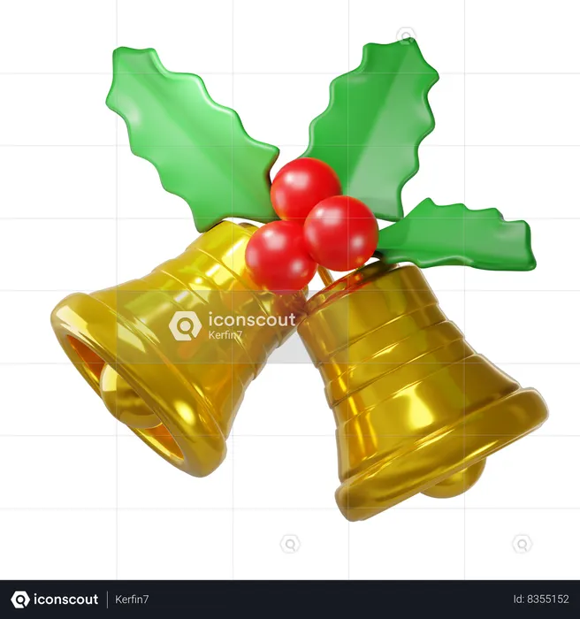 Cloche de Noël  3D Icon