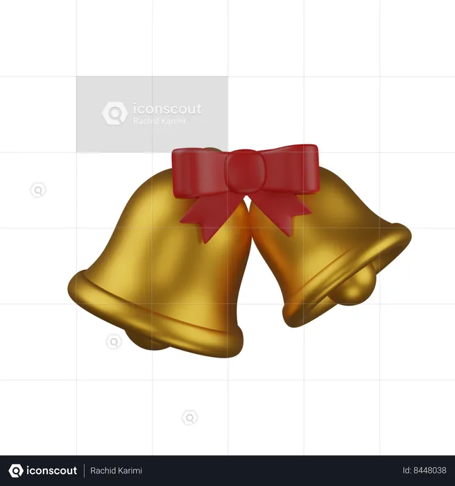 Cloche de Noël  3D Icon