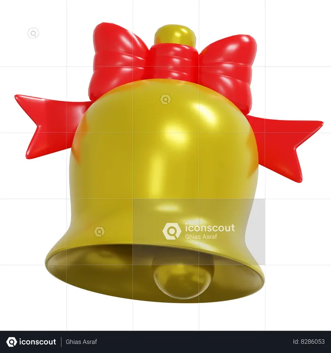 Cloche d'or  3D Icon