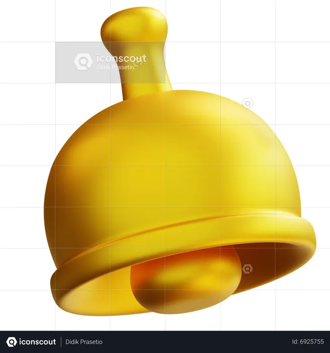 Cloche d'or  3D Icon