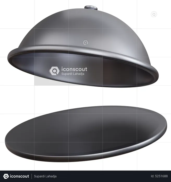 Cloche ouverte  3D Icon