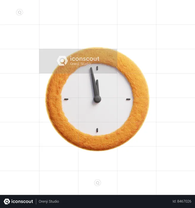 Clock  3D Icon