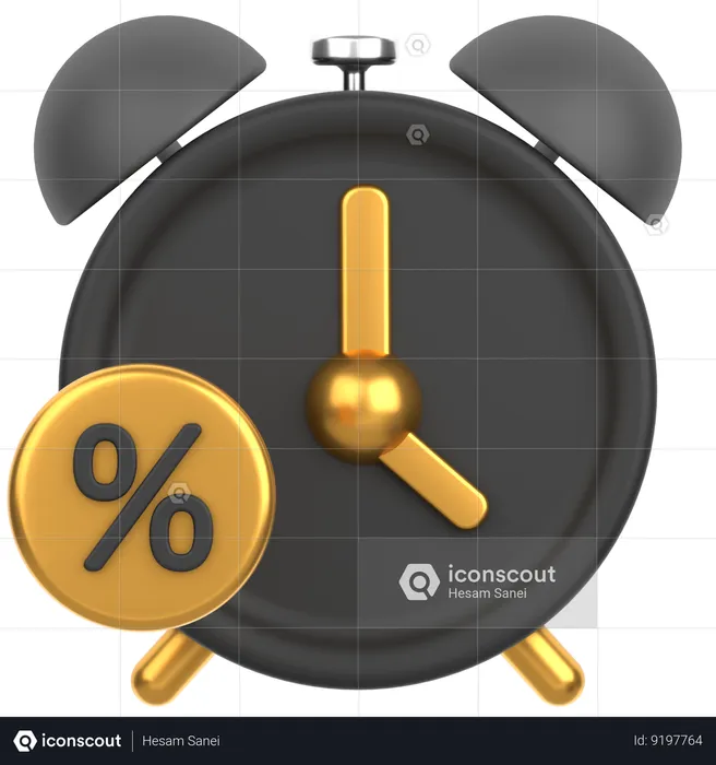 Clock  3D Icon