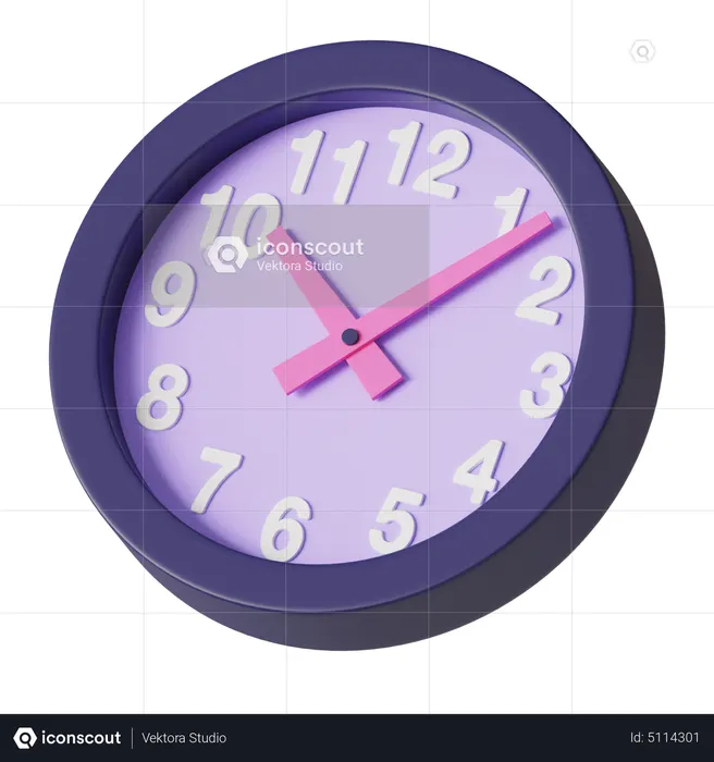 Clock  3D Icon