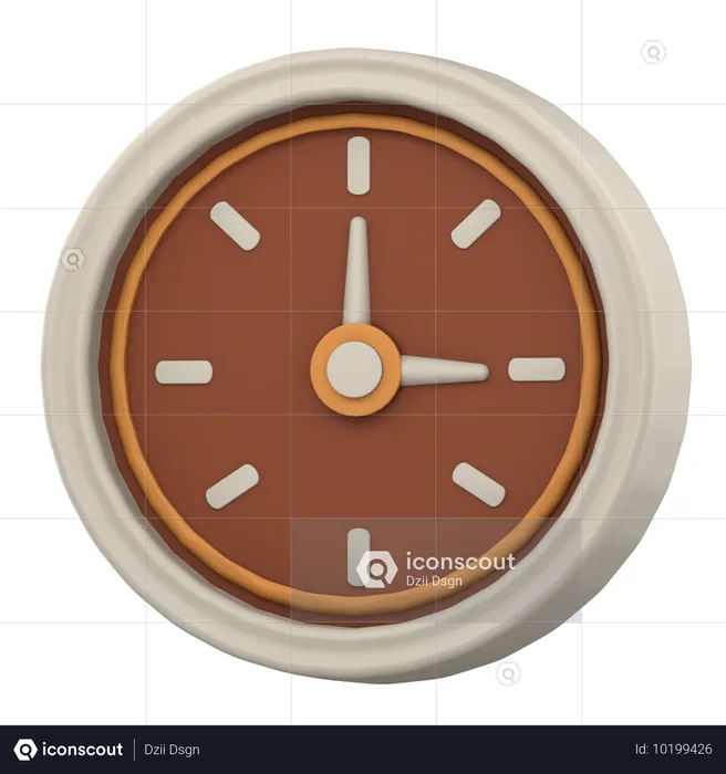 Clock  3D Icon