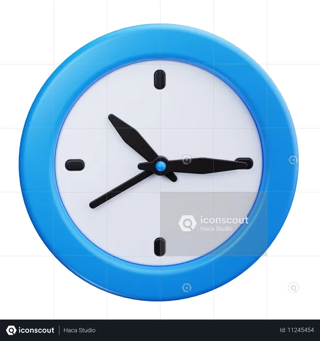 Clock  3D Icon