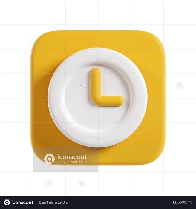 Clock  3D Icon