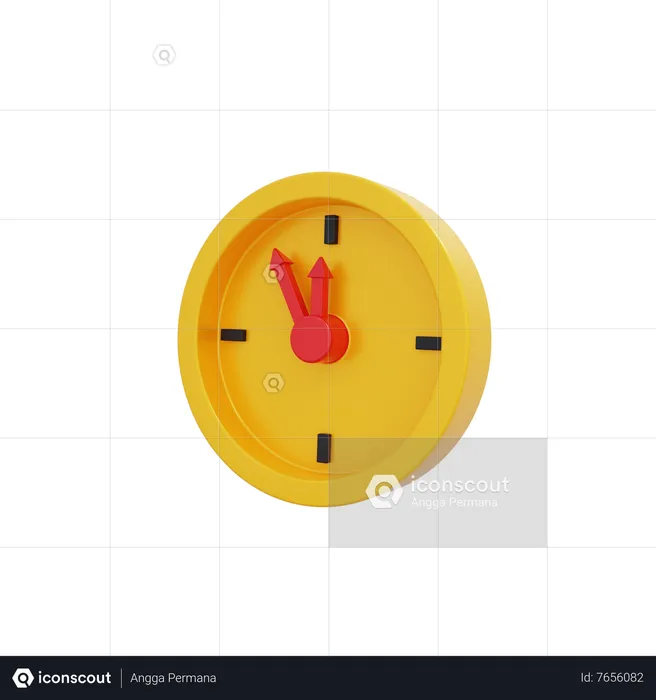 Clock  3D Icon