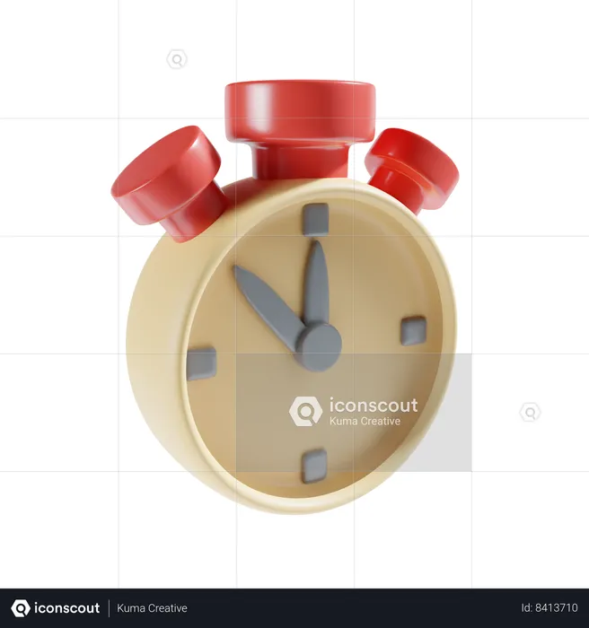 Clock  3D Icon