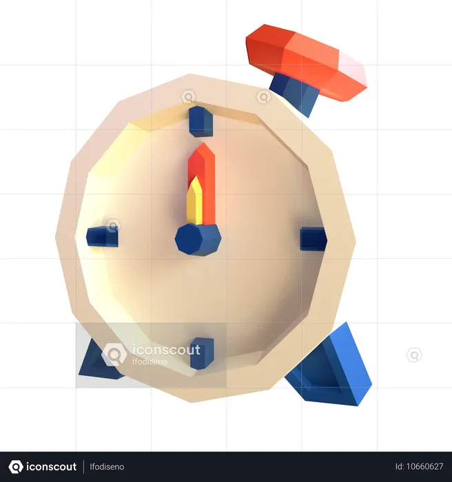 Clock  3D Icon