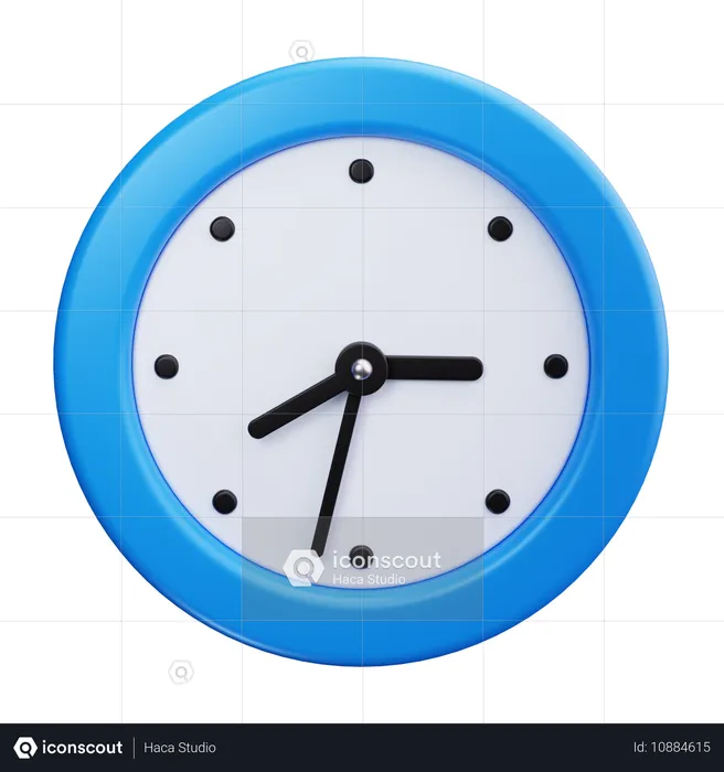 Clock  3D Icon