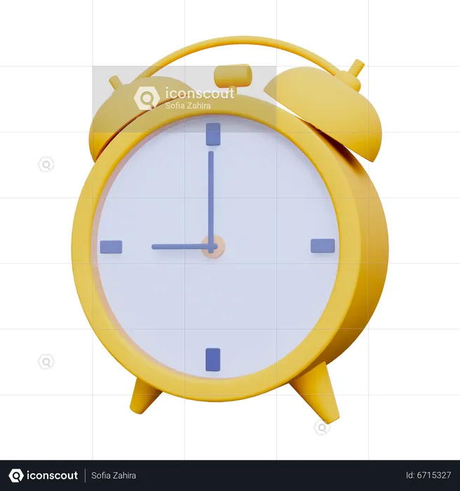 Clock  3D Icon