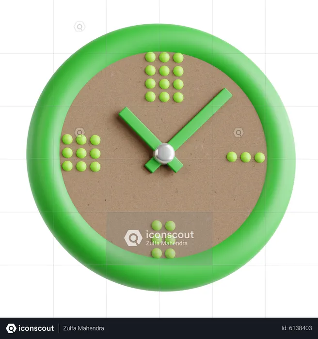 Clock  3D Icon