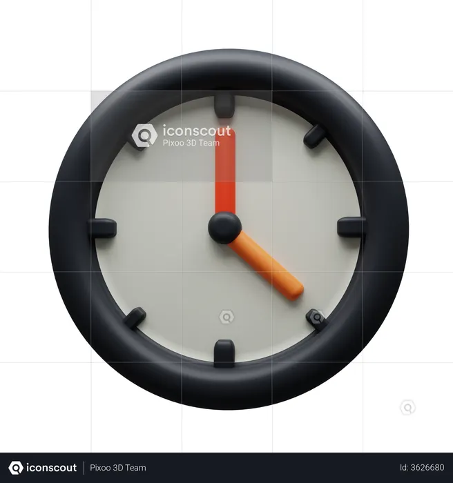 Clock  3D Icon