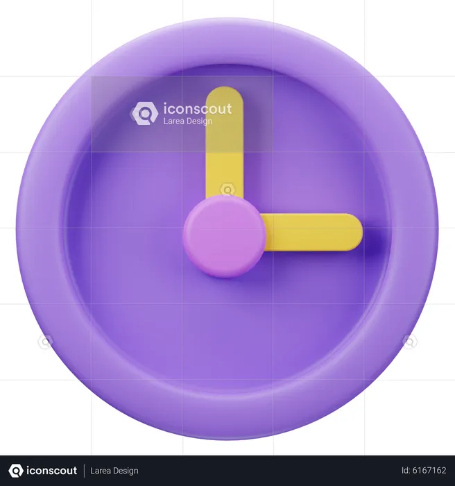 Clock  3D Icon