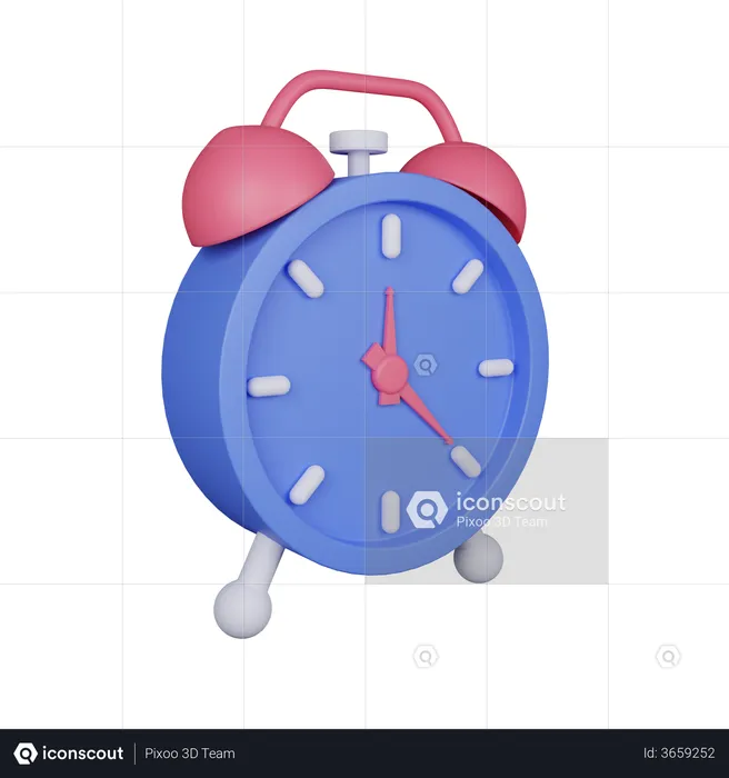 Clock  3D Illustration