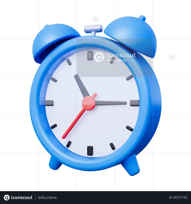 Clock Alarm  3D Icon