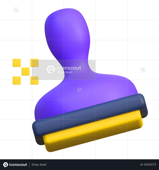 Clone Stamp  3D Icon