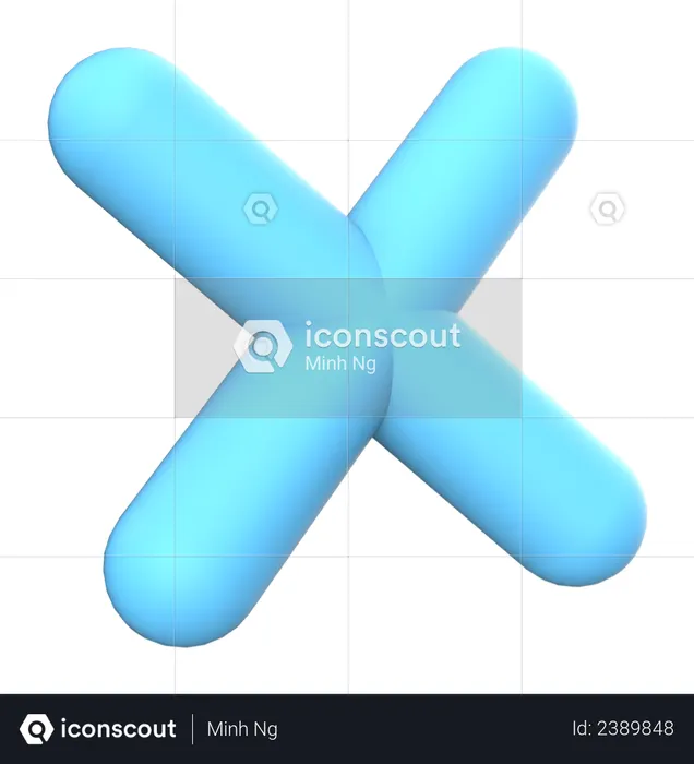 Close  3D Illustration