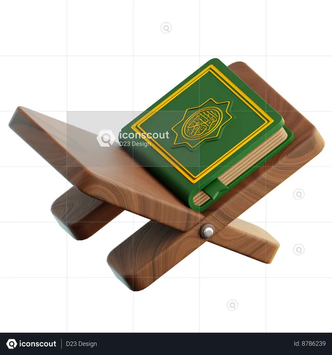 Close Al Quran  3D Icon