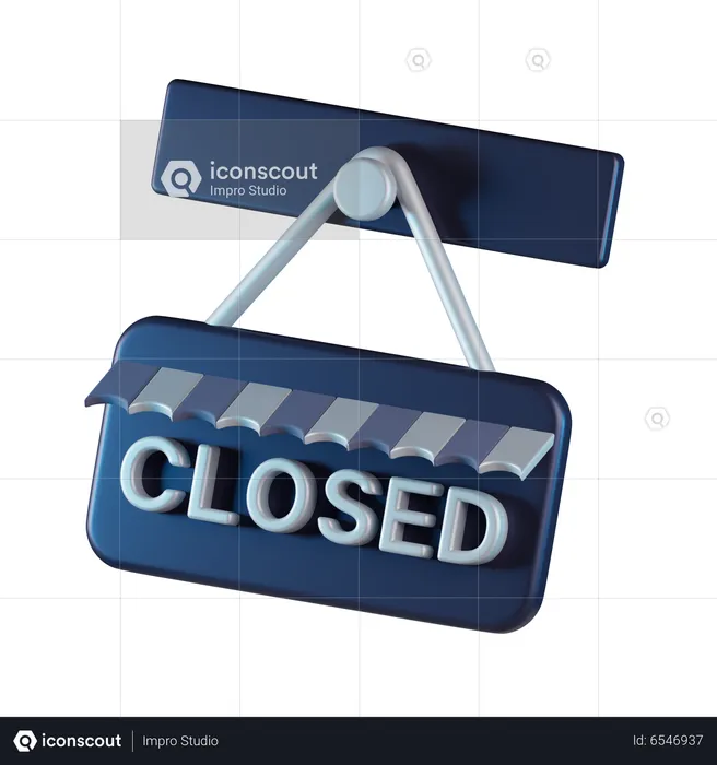 Close sign  3D Icon