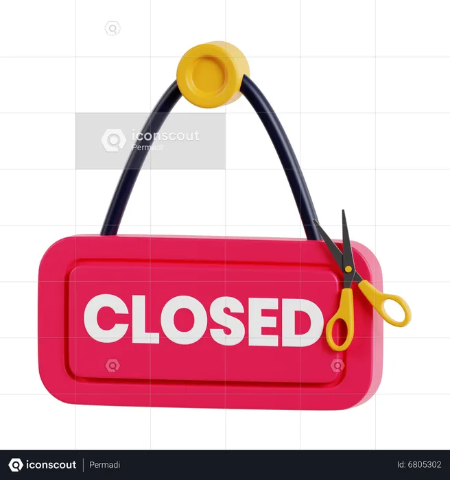 Closed Board  3D Icon