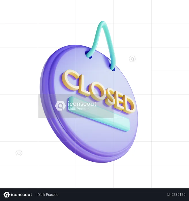 Closed Board  3D Icon