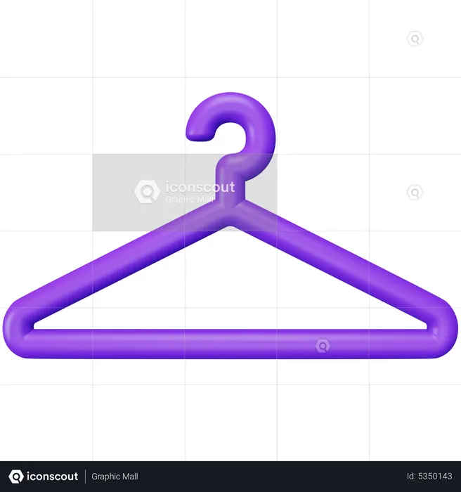 Cloth Hanger  3D Icon